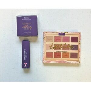 Tarte Combo Tartelette Energy Eyeshadow, Face Tape Primer, Yellow Setting Powder